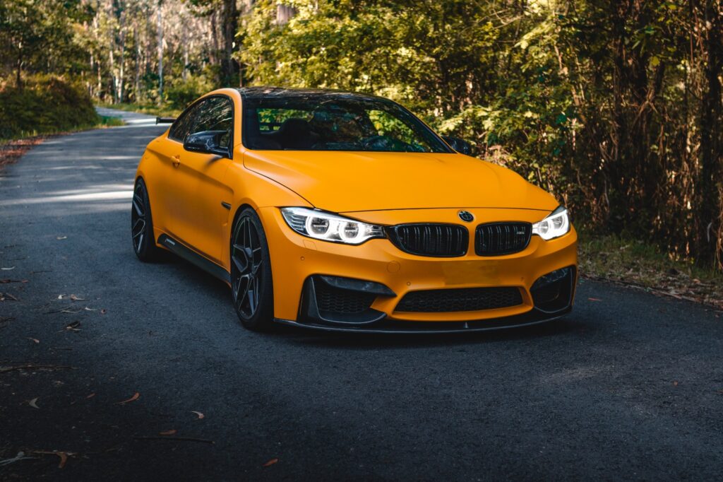 BMW M4 Yellow